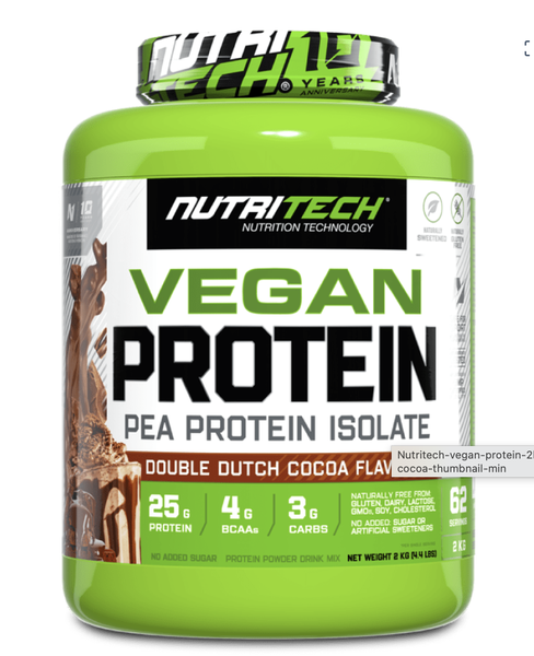NUTRITECH 100% VEGAN PROTEIN 2KG
