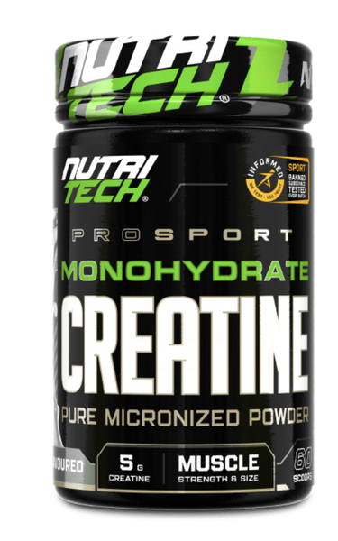 NUTRITECH ProSport Creatine Monohydrate – 300g – 60 Servings (Unflavoured)