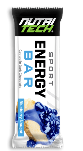 NUTRITECH Sport Energy Bar – Blueberry Nougat – 12 Bars