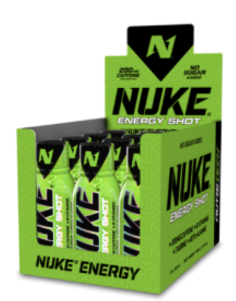 NUKE ENERGY SHOT 60ML Candy Cruise x12