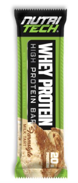 NUTRITECH Whey Protein Bar – Milk Tart – 12 Bars