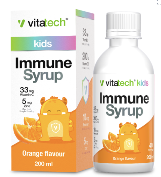 Kids Immune Syrup Orange – 200ml