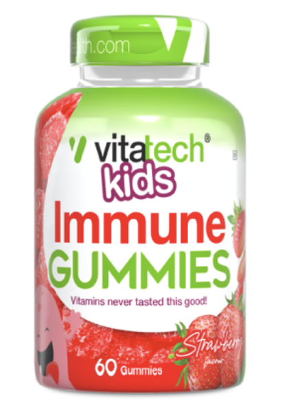 Kids Immune Gummies – Strawberry – 60 Gummies