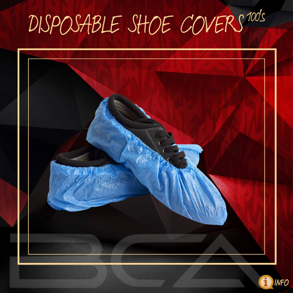 DISPOSABLE SHOE COVERS PLASTIC 100's picture
