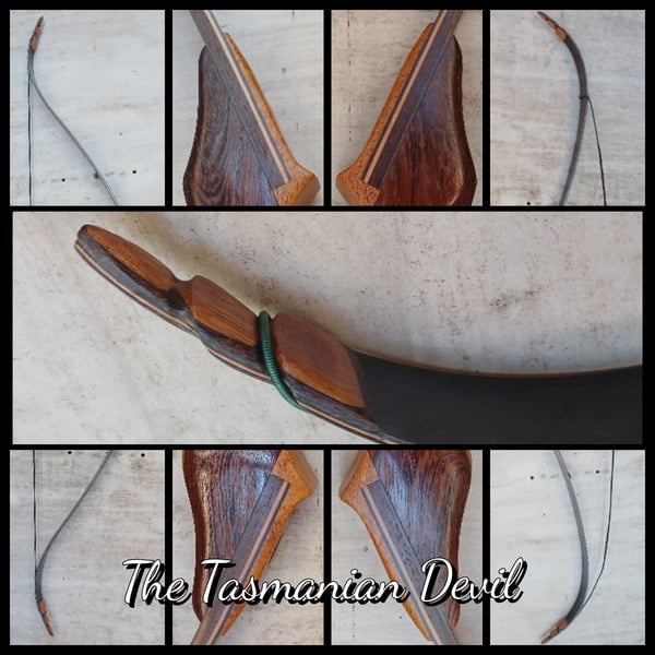Duel Poundage Tasmanian Devil take-down recurve bow